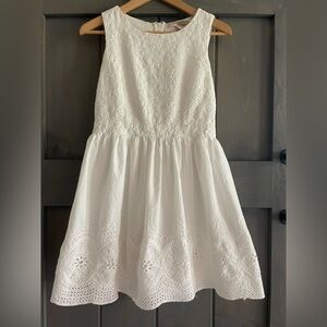 Forever 21 white  Eyelet Sleeveless dress